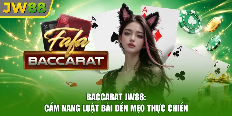 Baccarat JW88: Cẩm Nang Luật Bài Đến Mẹo Thực Chiến