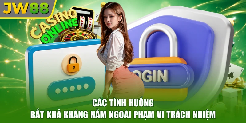 Các tình huống bất khả kháng nằm ngoài phạm vi trách nhiệm