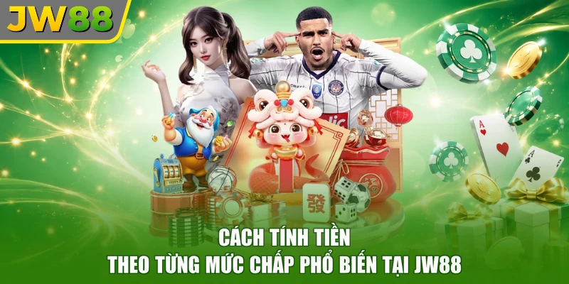 Cách tính tiền theo từng mức chấp phổ biến tại JW88