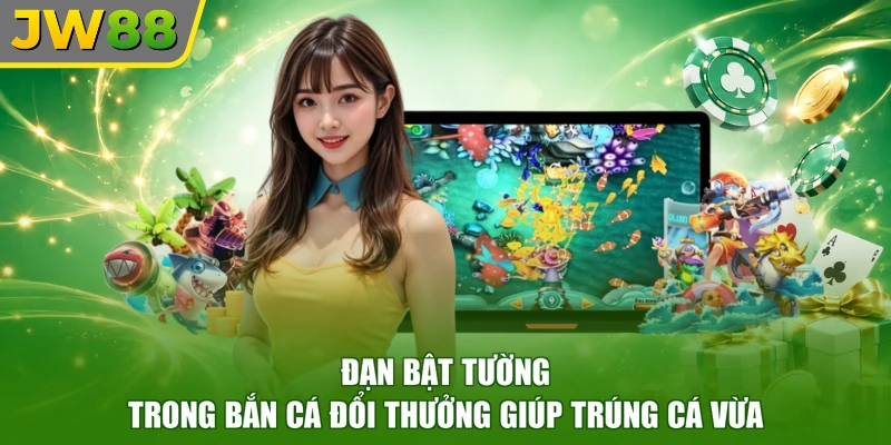 Đạn bật tường trong bắn cá đổi thưởng giúp trúng cá vừa