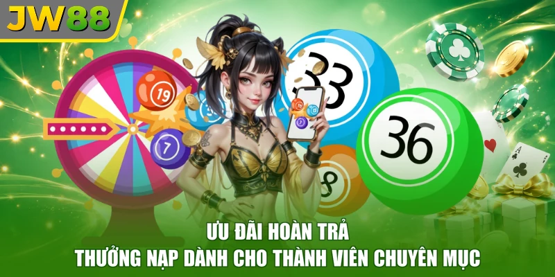 Ưu đãi hoàn trả, thưởng nạp dành cho thành viên chuyên mục